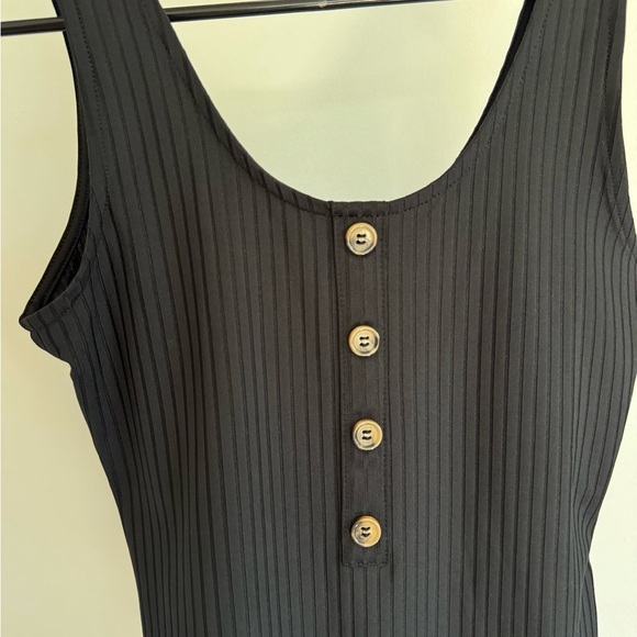 H&M Black Ribbed women Bodysuit - Picture 3 of 4